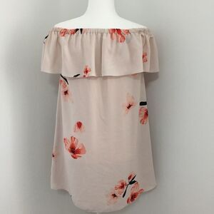 Wilfred Neuchatel Pink Off-the-Shoulder Dress